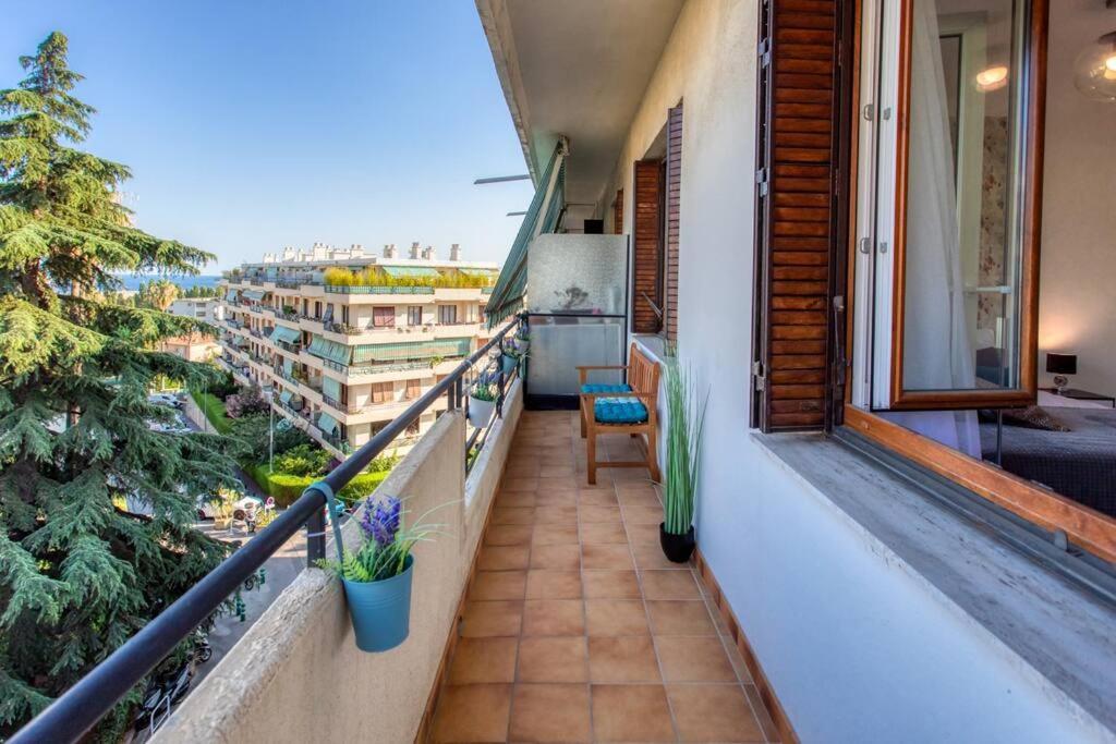 L45 Suite St Marguerite Sea View/ Balcon, Parking Wifi Nizza Exterior foto