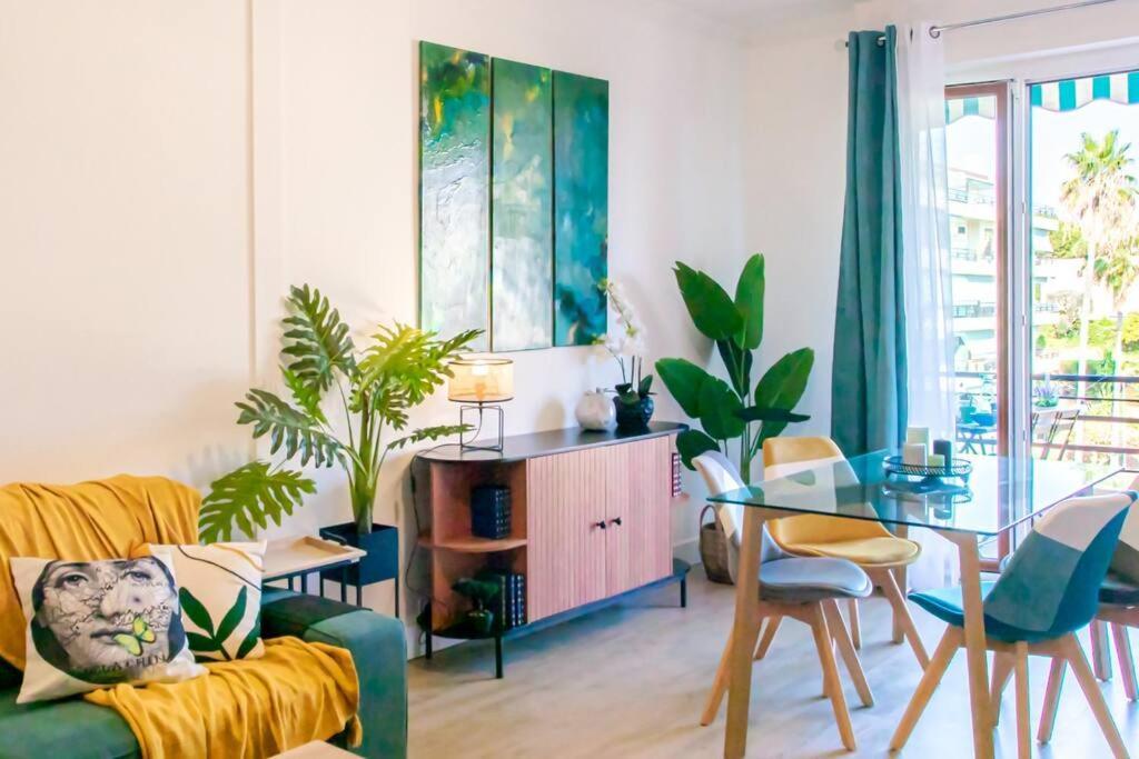 L45 Suite St Marguerite Sea View/ Balcon, Parking Wifi Nizza Exterior foto